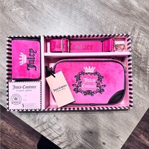 Pink Juicy Couture bag and accessories set